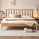 Solidwood Santa Rosa Small Double Bed Frame, Natural