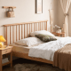 Solidwood Santa Rosa Small Double Bed Frame, Natural