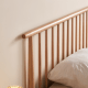 Solidwood Santa Rosa Small Double Bed Frame, Natural