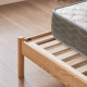 Solidwood Santa Rosa Small Double Bed Frame, Natural