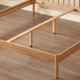 Solidwood Santa Rosa Small Double Bed Frame, Natural