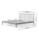 Solidwood Santa Rosa Small Double Bed Frame, Natural