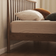 Solidwood Santa Rosa Small Queen Bed Frame, Walnut