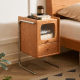 Solidwood Quartz Cherry Bedside Table