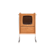 Solidwood Quartz Cherry Bedside Table