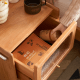 Solidwood Quartz Cherry Bedside Table