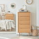 Solidwood Santa Rosa Chest of 5 Drawers