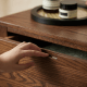 Solidwood Norway Chest of 5 Drawers, 95x40CM, Walnut