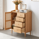 Solidwood Calamo Chest of 4 Drawers with Cabinet