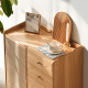 Solidwood Calamo Chest of 4 Drawers with Cabinet