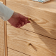 Solidwood Calamo Chest of 4 Drawers with Cabinet