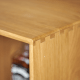 Solidwood Calamo Storage Cabinet with Rattan Doors