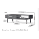 Solidwood Bailey Coffee Table, 1m, Walnut