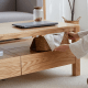 Solidwood Norway Coffee Table, 120x60cm