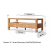 Solidwood Norway Coffee Table, 120x60cm