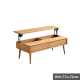 Solidwood Santa Rosa Coffee Table with Lift-Top, 100x55cm