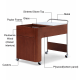 Solidwood Quyea Multi-Functional Movable Coffee Table