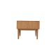 Solidwood Fuji Coffee Table with Glass Doors, 0.9m