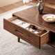 Solidwood Bailey Coffee Table, 1.2m, Walnut