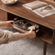 Solidwood Bailey Coffee Table, 1.2m, Walnut