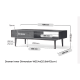 Solidwood Bailey Coffee Table, 1.2m, Walnut
