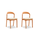 Solidwood Quartz Cherry Dining Chairs, Set of 2