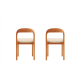 Solidwood Quartz Cherry Dining Chairs, Set of 2