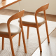 Solidwood Quartz Cherry Dining Chairs, Set of 2