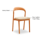Solidwood Quartz Cherry Dining Chairs, Set of 2