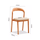 Solidwood Quartz Cherry Dining Chairs, Set of 2