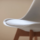 Solidwood Radiant Dining Chairs, Natural & Grey, Set of 2
