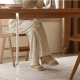 Solidwood Elvoraa Cherry Dining Table with Acrylic Legs, 1.8m