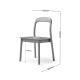 Solidwood Kano Curved-Back Dining Chairs, Set of 2