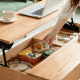 Solidwood Santa Rosa Coffee Table with Lift-Top, 120x60cm