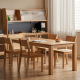 Solidwood Hemura Dining Table, 1.8m