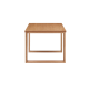 Solidwood Hemura Dining Table with Trestle Base, 2m