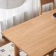 Solidwood Hemura Dining Table with Trestle Base, 2m