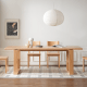 Solidwood Hemura Dining Table with Trestle Base, 2m