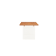 Solidwood Elvoraa Cherry Dining Table with Acrylic Legs, 2m