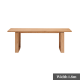 Solidwood Hemura Dining Table with Trestle Base, 1.8m