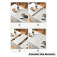 Solidwood Santa Rosa Extendable Dining Table with Sintered Stone Top