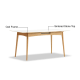 Solidwood Santa Rosa Extendable Dining Table with Sintered Stone Top