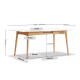 Solidwood Santa Rosa Extendable Dining Table with Sintered Stone Top