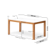 Solidwood Jinova Dining Table with Sintered Stone Top