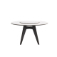 Solidwood Yelant Round Turntable Dining Table
