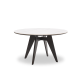 Solidwood Yelant Round Turntable Dining Table