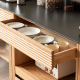 Solidwood Hemura Sideboard with 2 Drawers