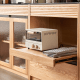 Solidwood Hemura Sideboard with 2 Drawers