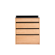 Solidwood Hemura Sideboard with 4 Drawers