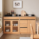 Solidwood Hemura Sideboard with Drawers & Cabinet